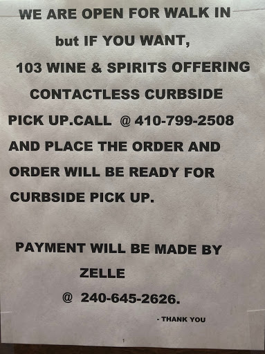 Liquor Store «103 Wine & Spirits», reviews and photos, 6010 Meadowridge Center Dr, Elkridge, MD 21075, USA