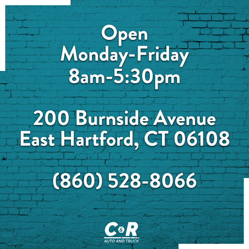 Auto Repair Shop «C & R Automotive & Truck Rpr», reviews and photos, 200 Burnside Ave, East Hartford, CT 06108, USA