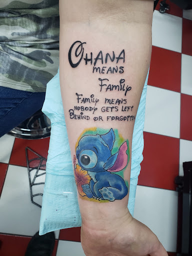 Explore karma tattoo ideas, creative tattoo ideas in Vinton, available at Cherry Bomb Tattoo and piercing