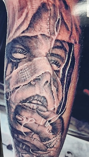 Explore mountaineering tattoo ideas, creative tattoo ideas in Savannah, available at Black Lotus Tattoo and Piercing