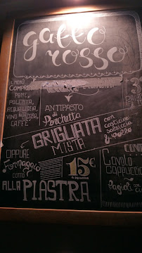 Gatto Rosso à Venice menu