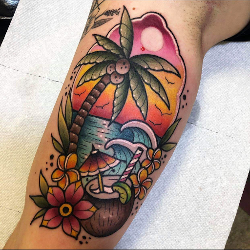 Explore dark hand tattoo ideas, creative tattoo ideas in Burlington, available at Inferno Ink Tattoo & Body Piercing Studio