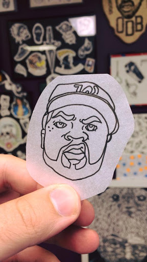 Explore skull neck tattoo ideas, creative tattoo ideas in Milwaukee, available at Bay Street Tattoo Co.