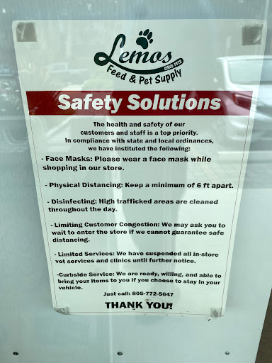 Pet Supply Store «Lemos Feed & Pet Supply», reviews and photos, 1320 Main St, Morro Bay, CA 93442, USA
