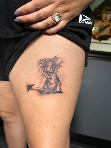 Explore black panther party tattoo ideas, creative tattoo ideas in Peoria, available at Modern Ink Tattoo