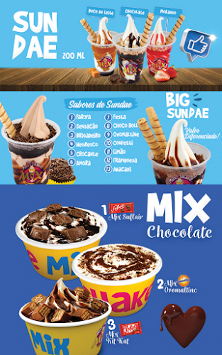 Milk Shake Mix - Sorvetes e Açaí (VOLTAMOS 12/04/21) - Sorveteria