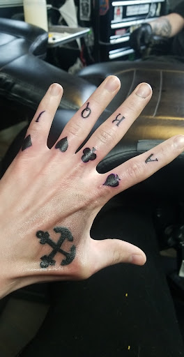 Explore men back tattoo ideas, creative tattoo ideas in Cincinnati, available at Bullseye Ink Tattoos & Piercing