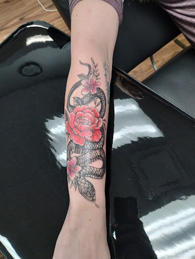 Explore calf tattoo ideas for women, creative tattoo ideas in Clinton, available at steel appeal