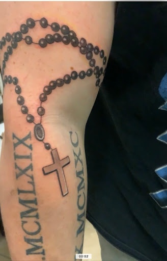 Explore 1/4 sleeve tattoo ideas, creative tattoo ideas in El Paso, available at Santa Rosa Tattoo Studio