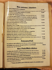 Restaurant français Le Moulin de La Rivière à Essarts-en-Bocage - menu / carte