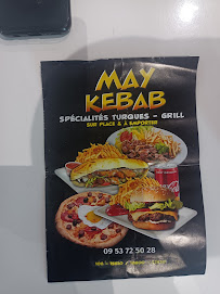 Restaurant May Kebab à May-en-Multien (le menu)