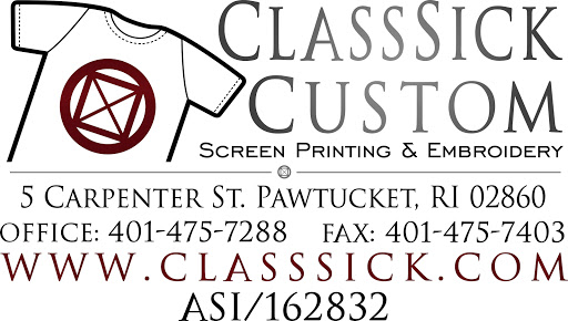 Custom T-shirt Store «ClassSick Custom», reviews and photos, 5 Carpenter St, Pawtucket, RI 02860, USA