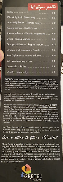 Pizzeria Pucci e Manella à Formia menu