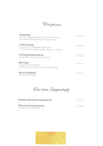 Restaurant allemand Restaurant Hotel Waldhorn Holzgerlingen à Holzgerlingen (le menu)