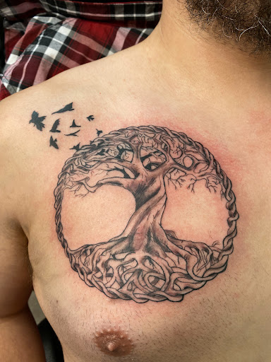 Explore ava tattoo ideas, creative tattoo ideas in Moweaqua, available at Fleshwound Tattoo