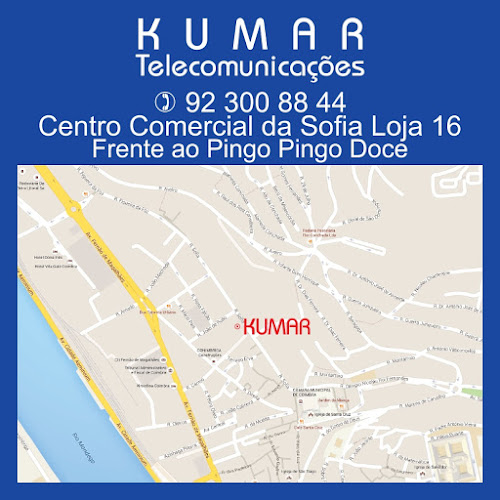 Avaliações doKumar Telecomunicações em Coimbra - Loja de celulares