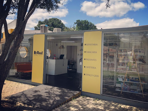 Logo da empresa - Atual Revistaria e Tabacaria