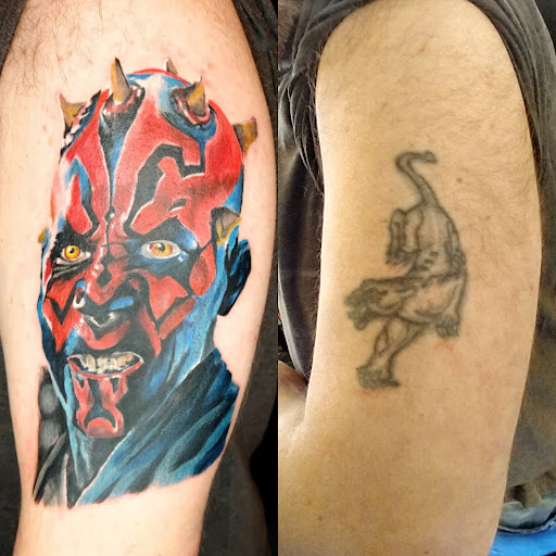 Explore firefighter tattoo sleeve ideas, creative tattoo ideas in King Of Prussia, available at The Tattoo Parlour and Lounge