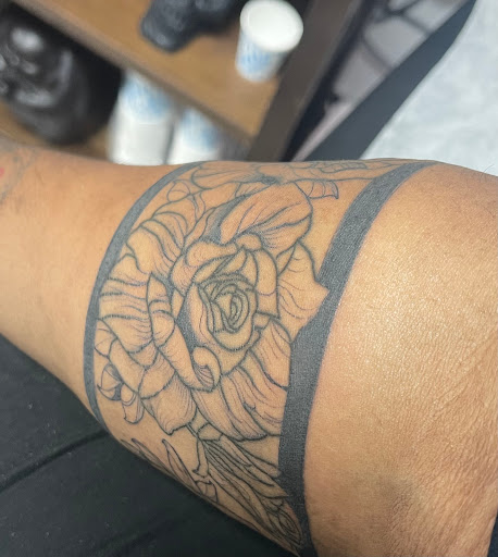 Explore small alien tattoo ideas, creative tattoo ideas in Manchester, available at Sacred Heart Tattoos