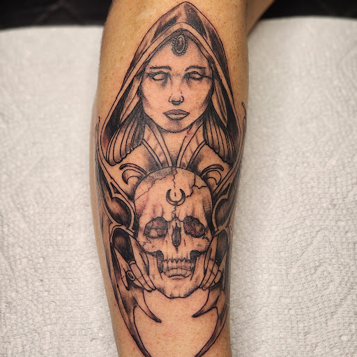 Explore women's hand tattoo ideas, creative tattoo ideas in Minersville, available at Foundation Tattoo & Art Studio