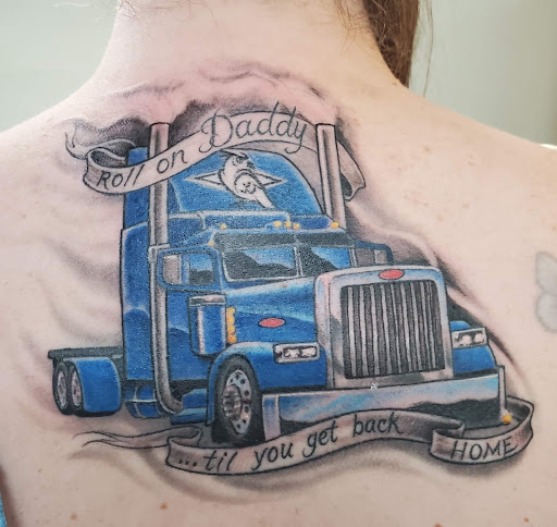 Explore shoulder cap tattoo ideas, creative tattoo ideas in Bowie, available at Studio 81 Tattoos