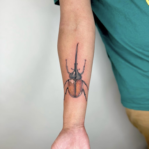 Explore cherub angel tattoo ideas, creative tattoo ideas in San Jose, available at Ants Tattoo San Jose