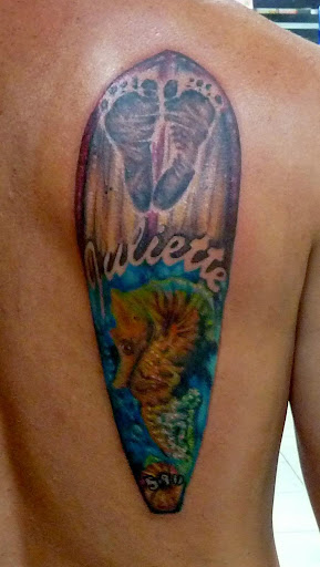 Explore great dane tattoo ideas, creative tattoo ideas in Sarasota, available at Z-Edge Tattoo and Body Piercing North Shop