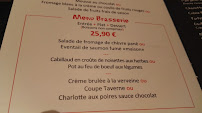 Restaurant La Taverne Brasserie à Le Puy-en-Velay (le menu)