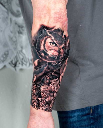 Explore tattoo ideas black and white, creative tattoo ideas in Vancouver, available at Hopeless Tattoo & Piercing