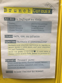 Menu / carte de Crêperie Armorix à Paris