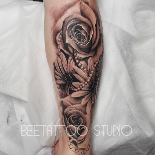 Explore black male tattoo ideas, creative tattoo ideas in Flushing, available at Bee Tattoo Studio