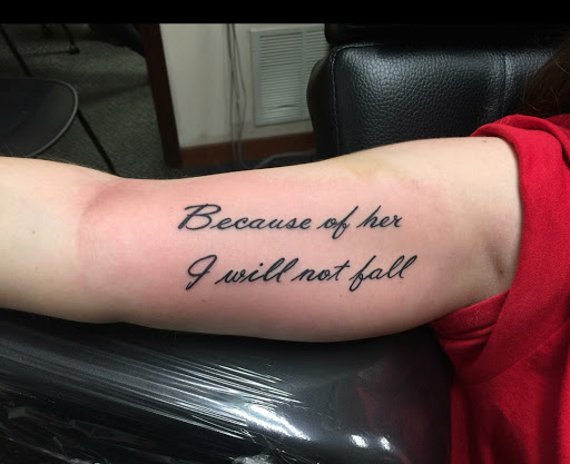 Explore lowrider tattoo ideas, creative tattoo ideas in Charlottesville, available at Mystic Tattoo and Body Piercing