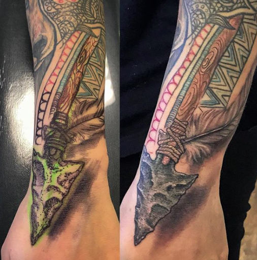Explore farmer tattoo ideas, creative tattoo ideas in Alexandria, available at Sayan Tattoo Company