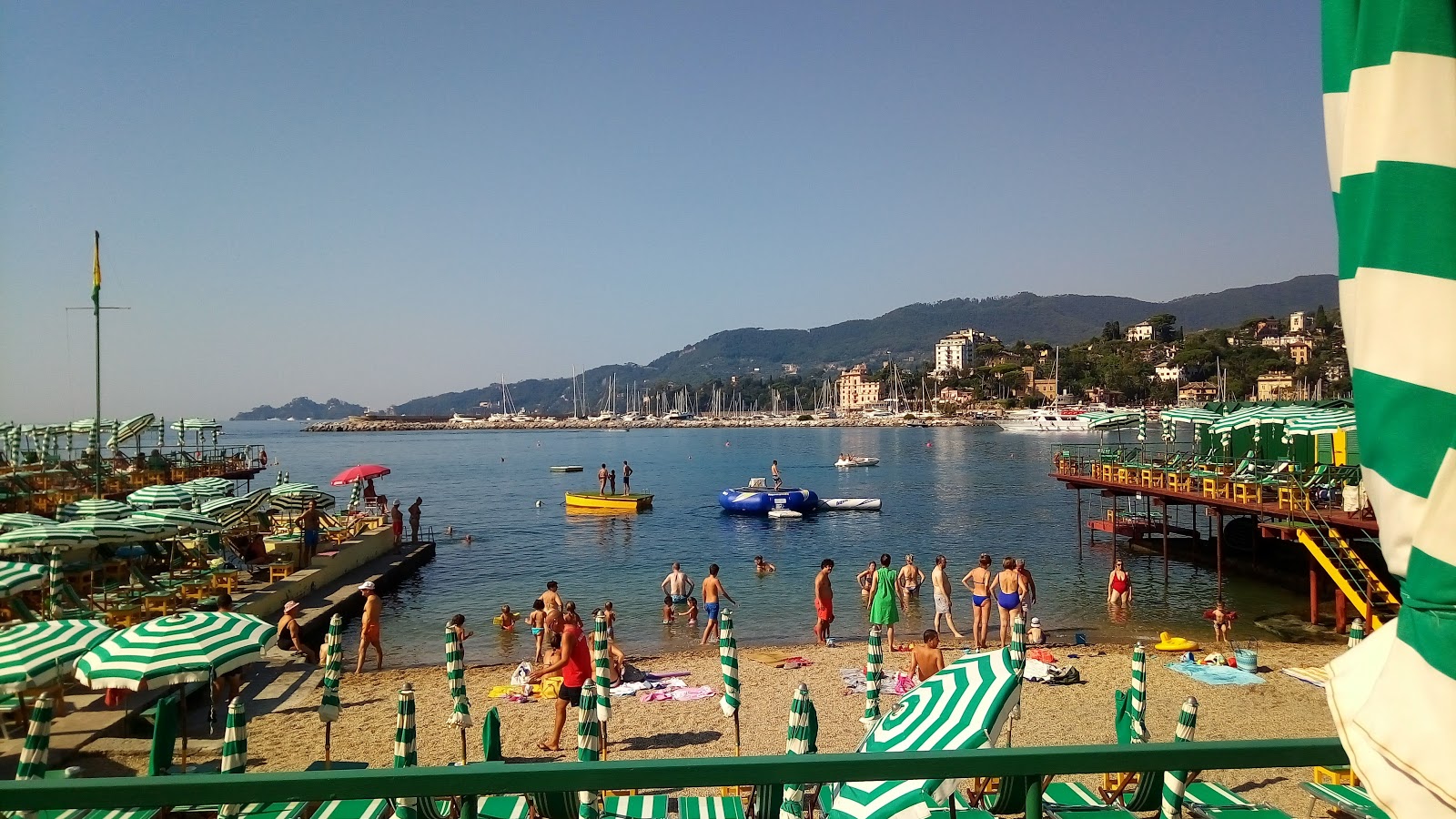 Foto van Spiaggia Rapallo met gemiddeld niveau van netheid