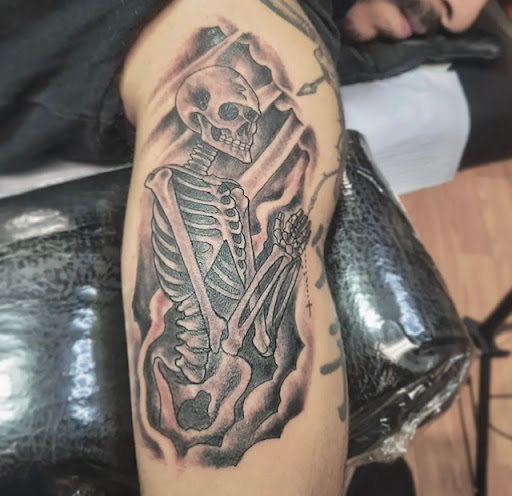 Explore rottweiler tattoo ideas, creative tattoo ideas in Albuquerque, available at Tattoo Cadre