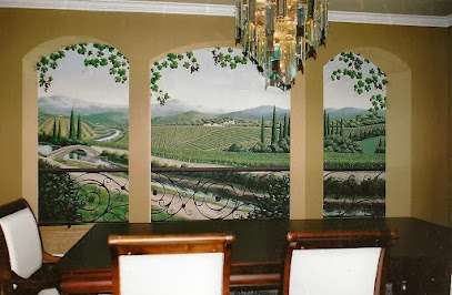 Murals, Faux, Stenciling, Canvas Painting