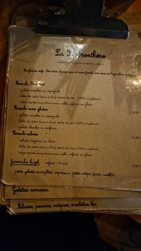 La Parenthèse à Bordeaux menu
