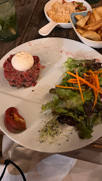 Steak tartare du Restaurant de spécialités provençales Marius à la Plage à La Croix-Valmer - n°8