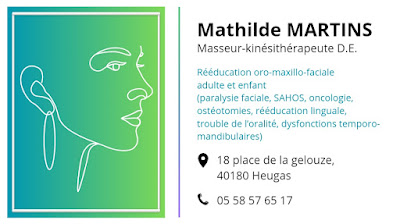 Mathilde MARTINS - Rééducation oro-maxillo-faciale à Heugas