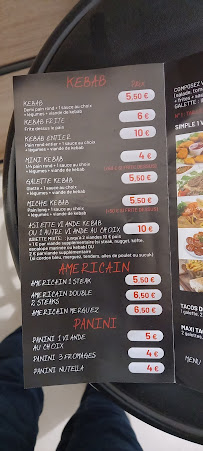 Kebab Le 367 SOKAK à Corbelin - menu / carte