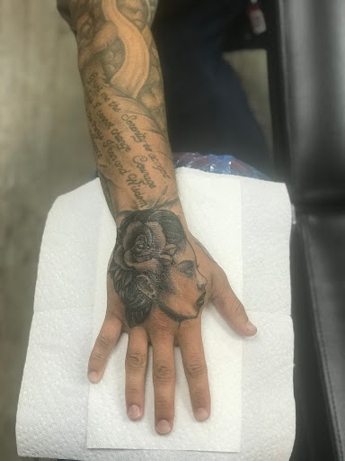 Explore stick poke tattoo ideas, creative tattoo ideas in Youngstown, available at BAREKNUCKLE TATTOO & BARBERSHOP