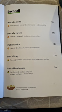 Robin Hood à Ferrara menu