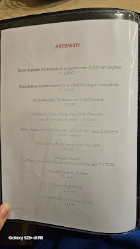 Menu / carte de Ristorante San Giorgio à Borgo Valsugana