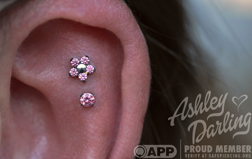 Explore mardi gras mask tattoo ideas, creative tattoo ideas in Jacksonville, available at Piercing by Ashley Darling