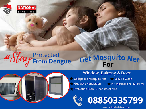 National Mosquito Net | Invisible Grill | Mosquito Net for Windows | Pigeon Net