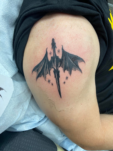 Explore egyptian god tattoo ideas, creative tattoo ideas in El Paso, available at American Tattoo Society of Ft Bliss
