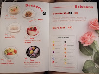 Restaurant de cuisine fusion asiatique Honey Home à Paris (le menu)