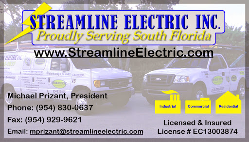 Electrician «Streamline Electric, Inc.», reviews and photos, 1001 N Federal Hwy #357, Hallandale Beach, FL 33009, USA