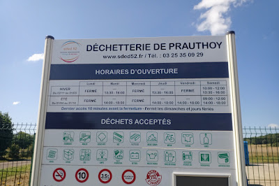Déchetterie de Prauthoy à Le Montsaugeonnais