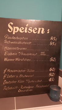 FRIEDA Restaurant à Leipzig menu
